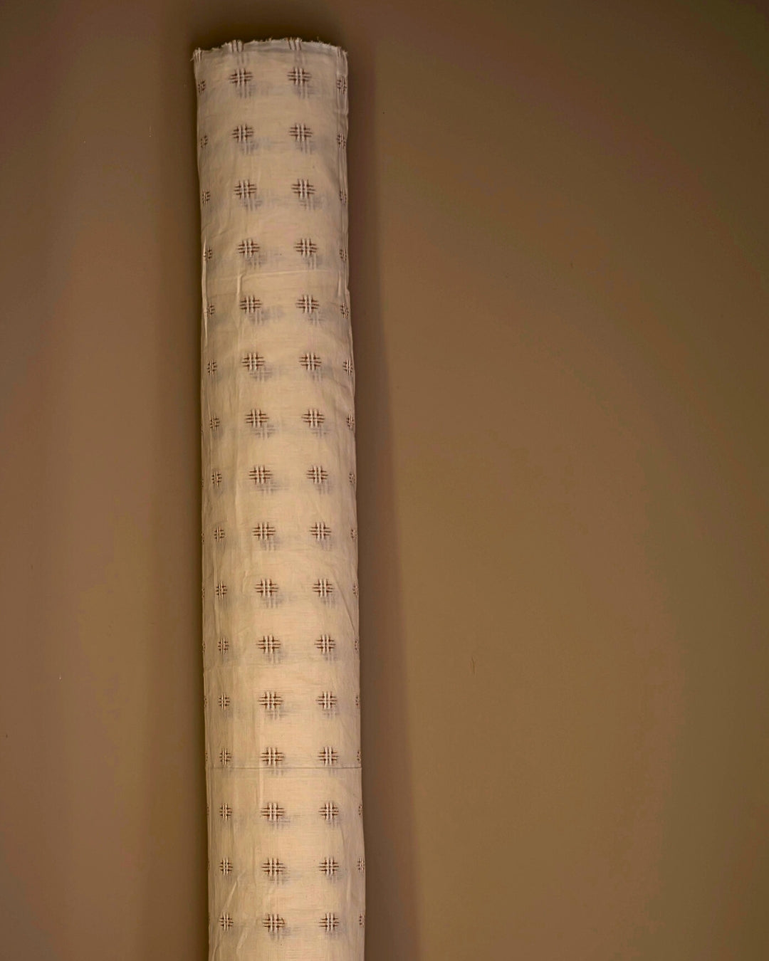 The Embroidered Cotton in Chestnut