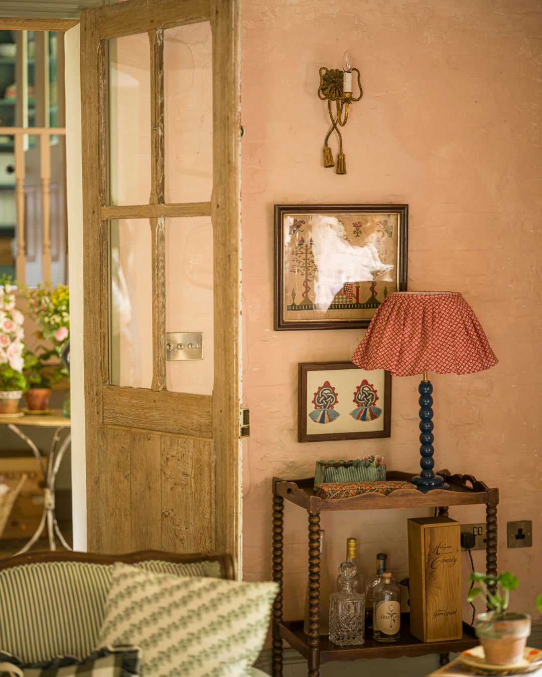 Florina Loose Pleat in Crabapple