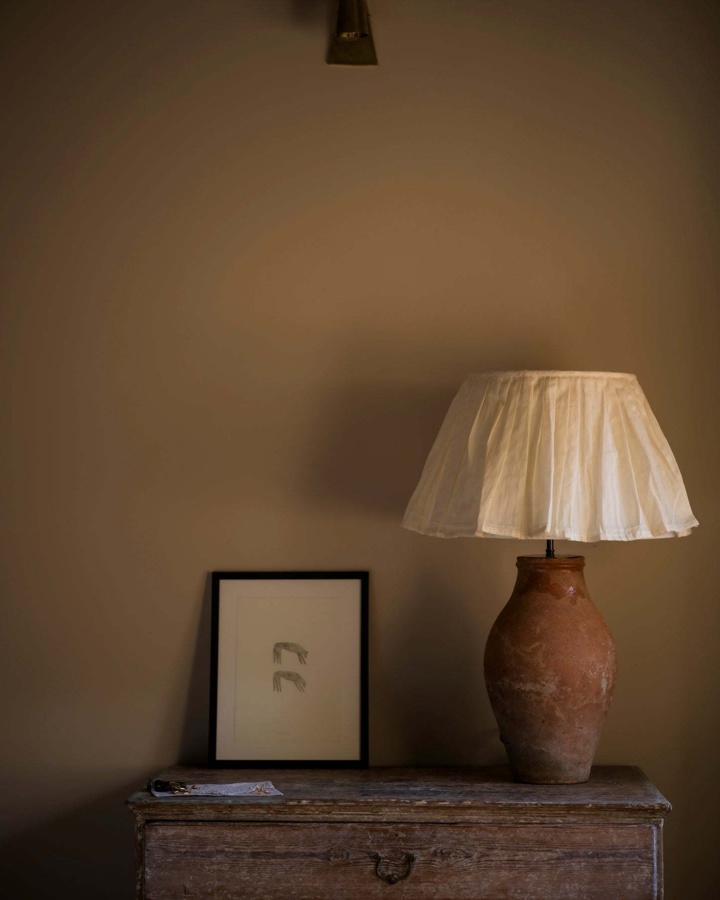 Luxury embodied lampshade in daisy