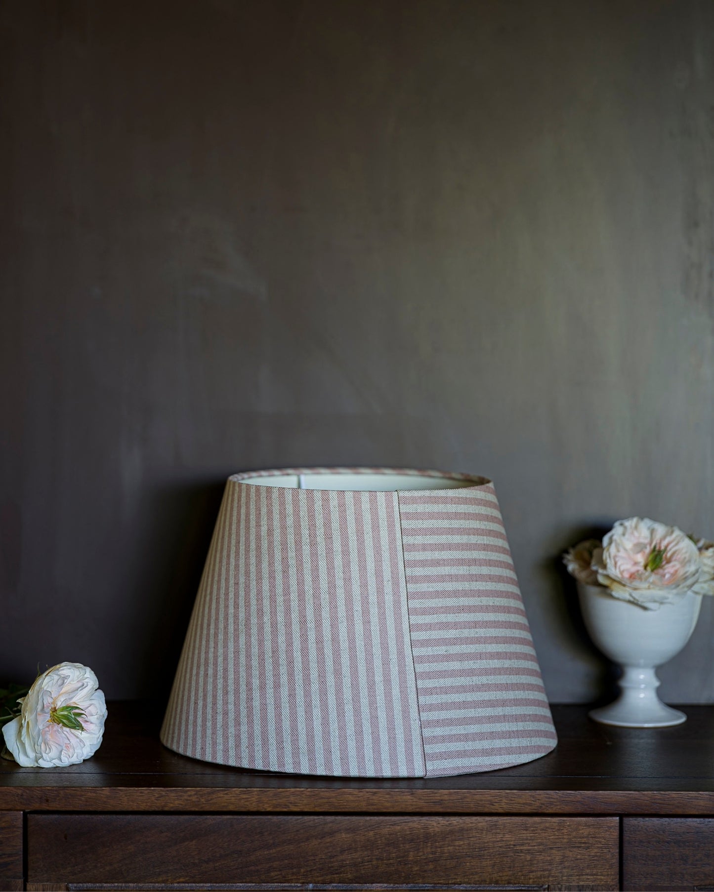 Luxury empire lampshade in old rose