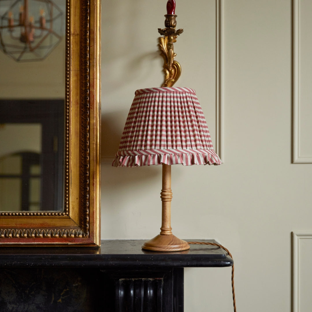 Luxury red lampshade