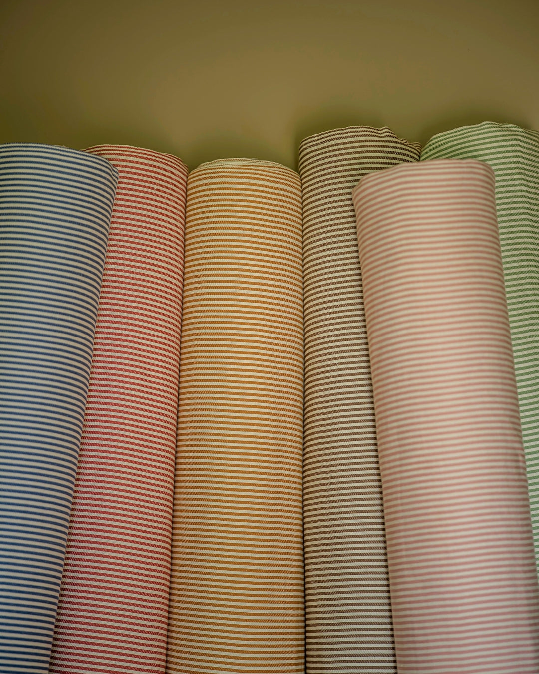 The Fine Stripe in Sage