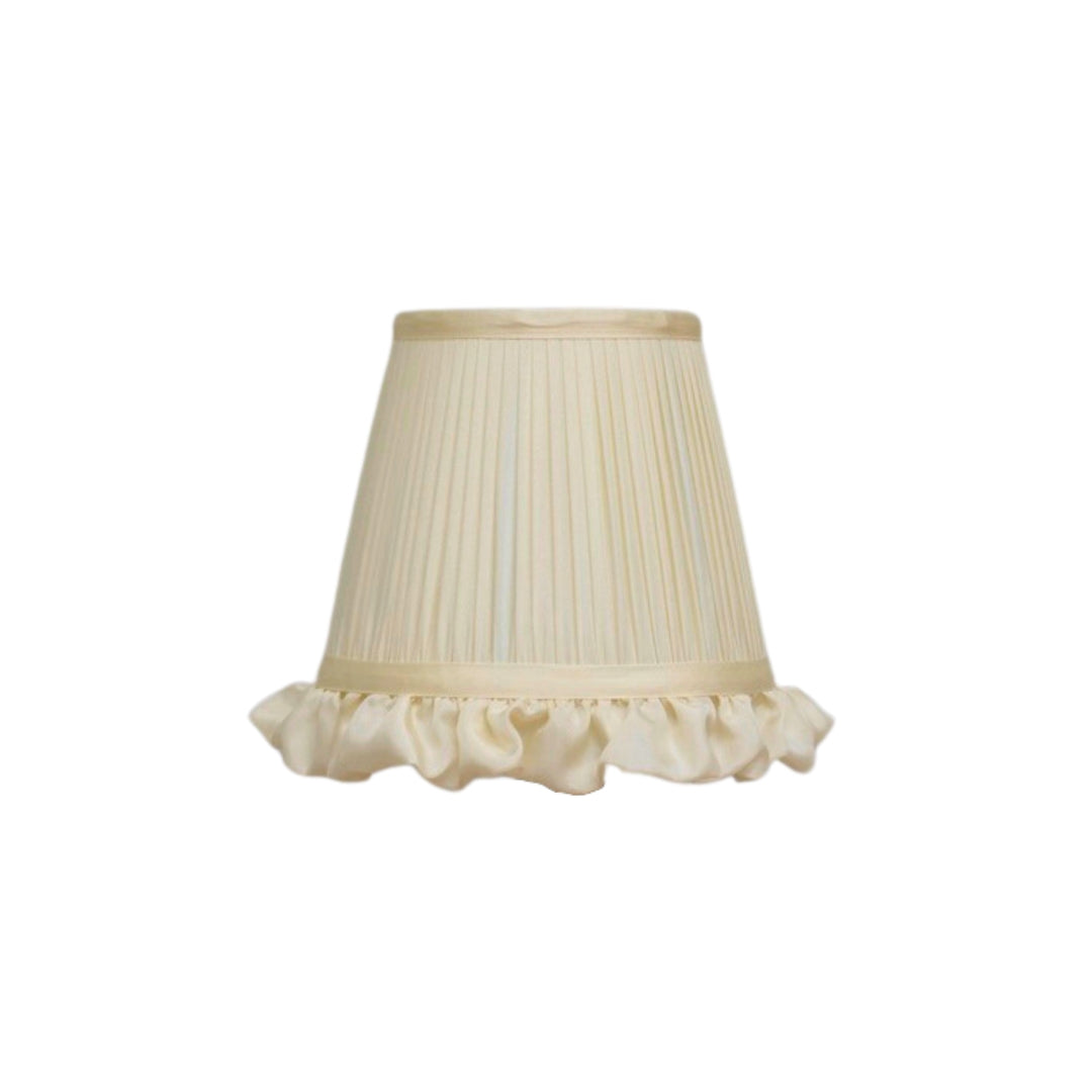 Luxury frilly wall light lampshade