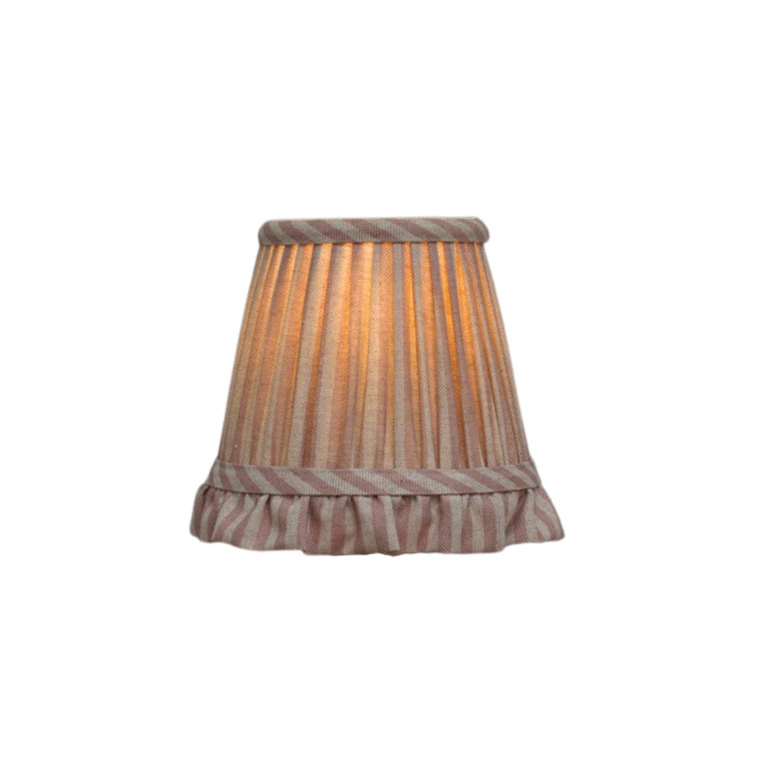 Striped Rose Wall Light Lampshade