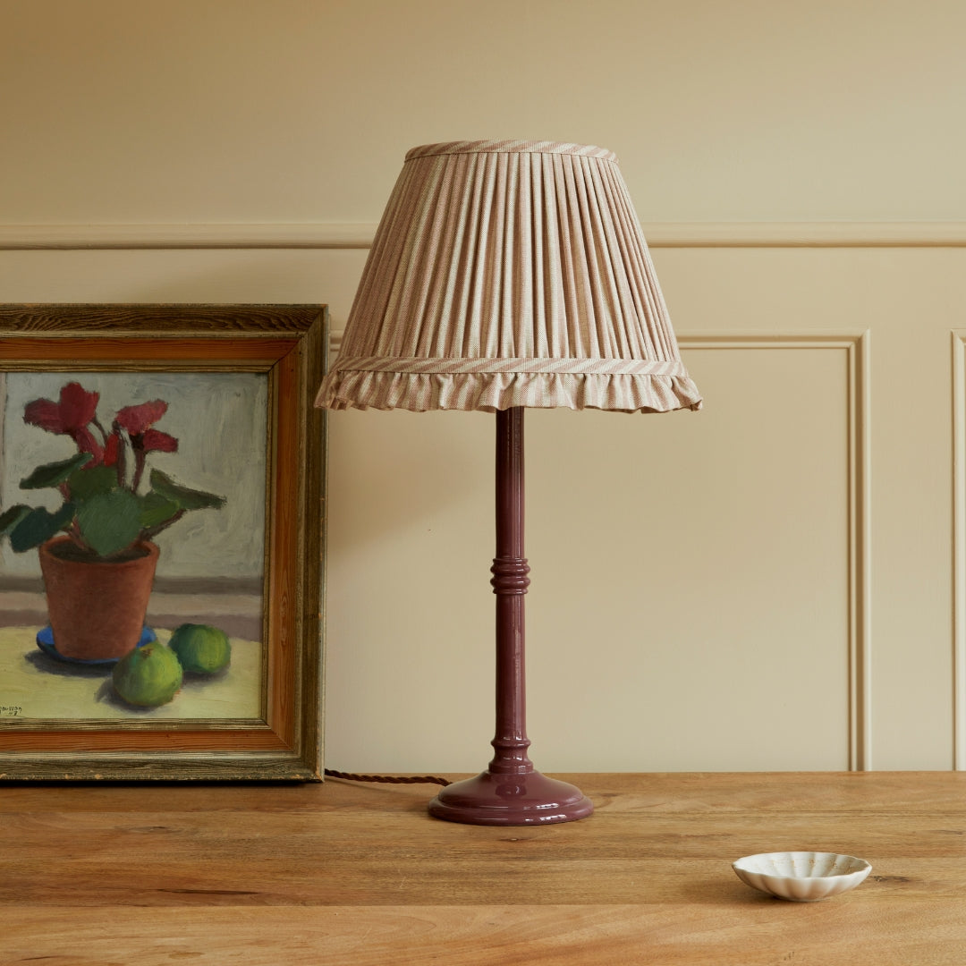 Striped Rose Lampshade