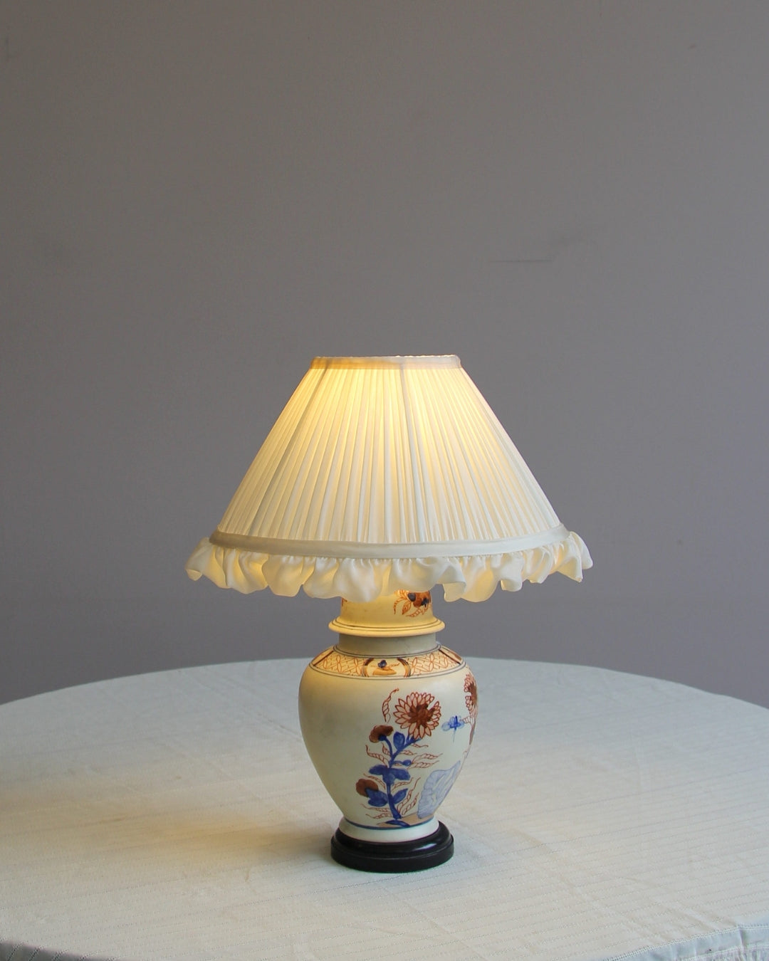 Silk Ivory Coolie Lampshade