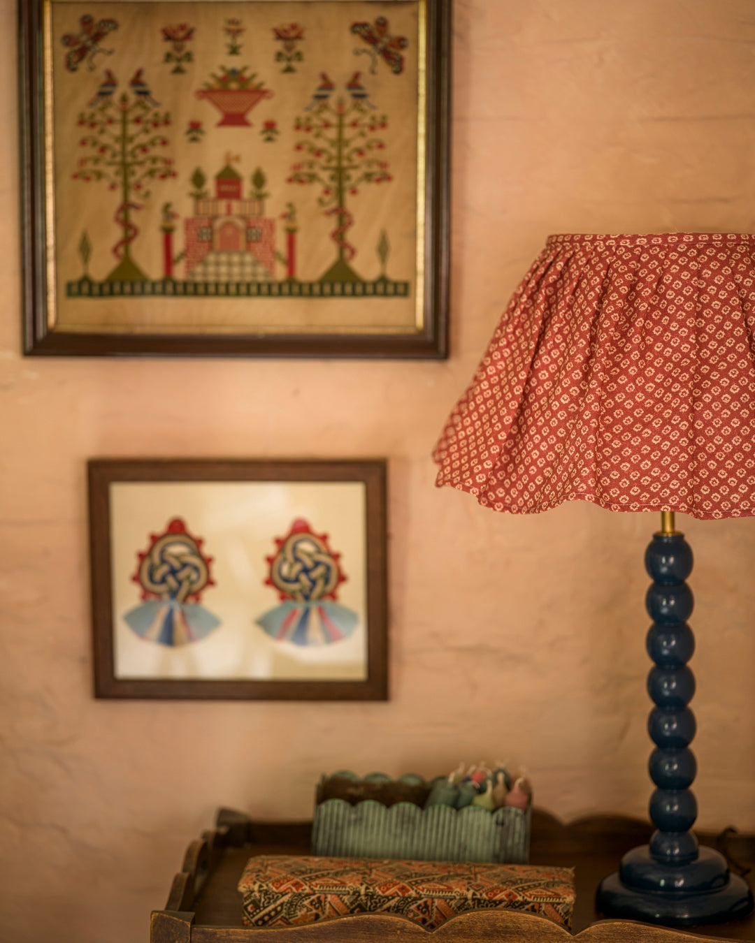 Florina Loose Pleat in Cherry