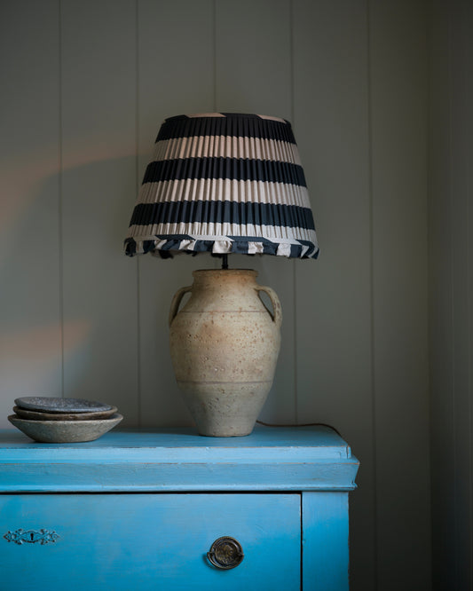 Luxury cotton lampshade in blackberry
