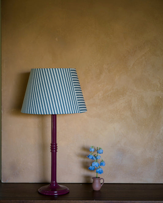 Luxury empire lampshade in delphinium 