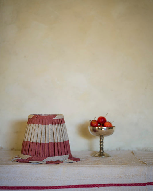 Luxury wall light lampshade in crabapple