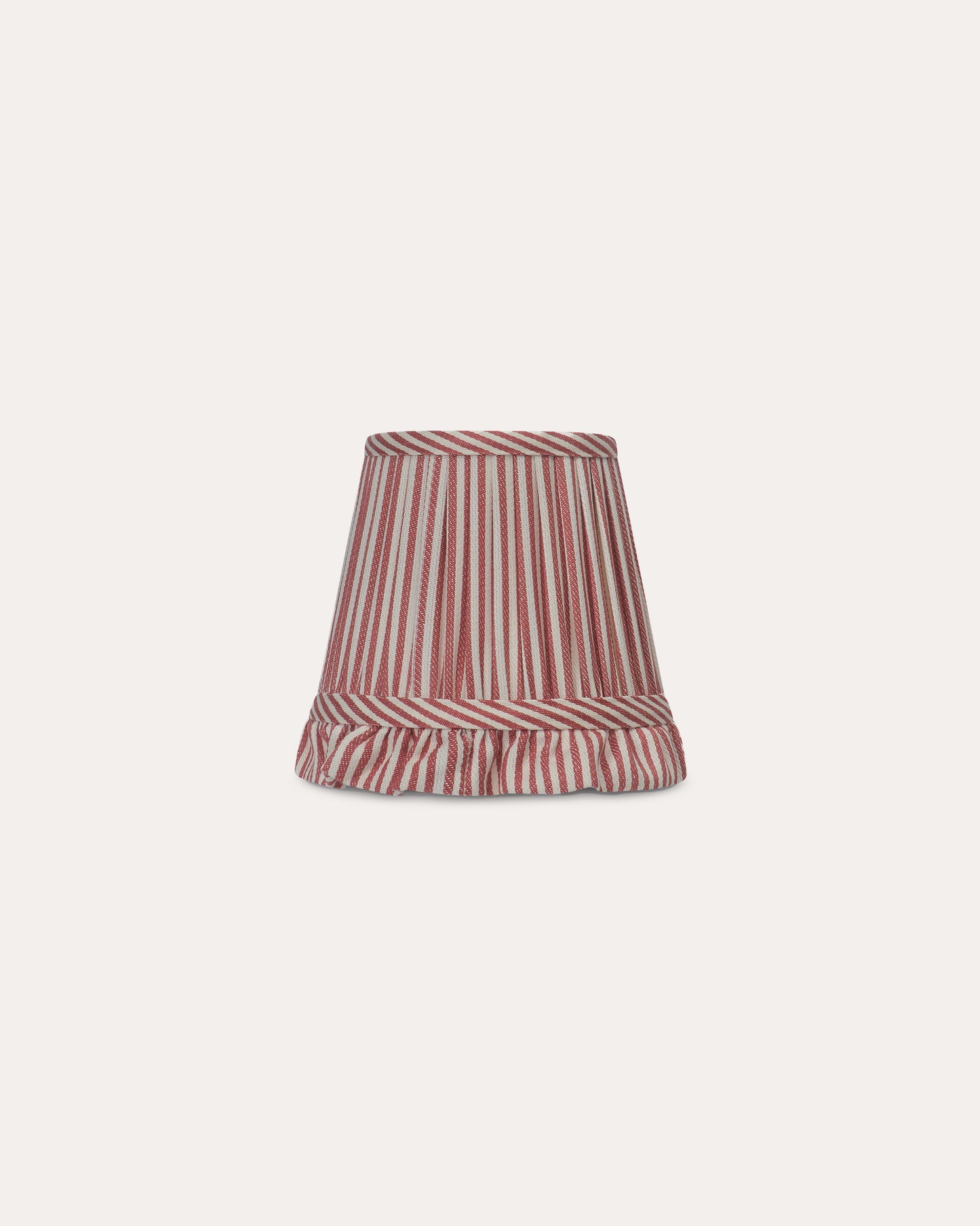 The Fine Stripe in Crabapple Wall Light Lampshade