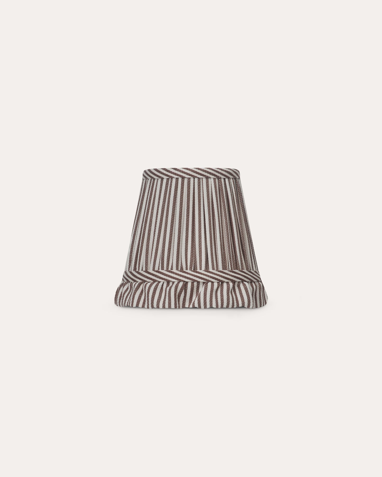 The Fine Stripe in Cocoa Wall Light Lampshade