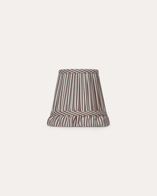 The Fine Stripe in Cocoa Wall Light Lampshade