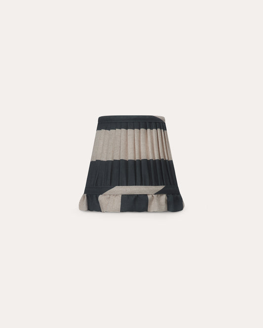 The Broad Stripe in Blackberry Wall Light Lampshade