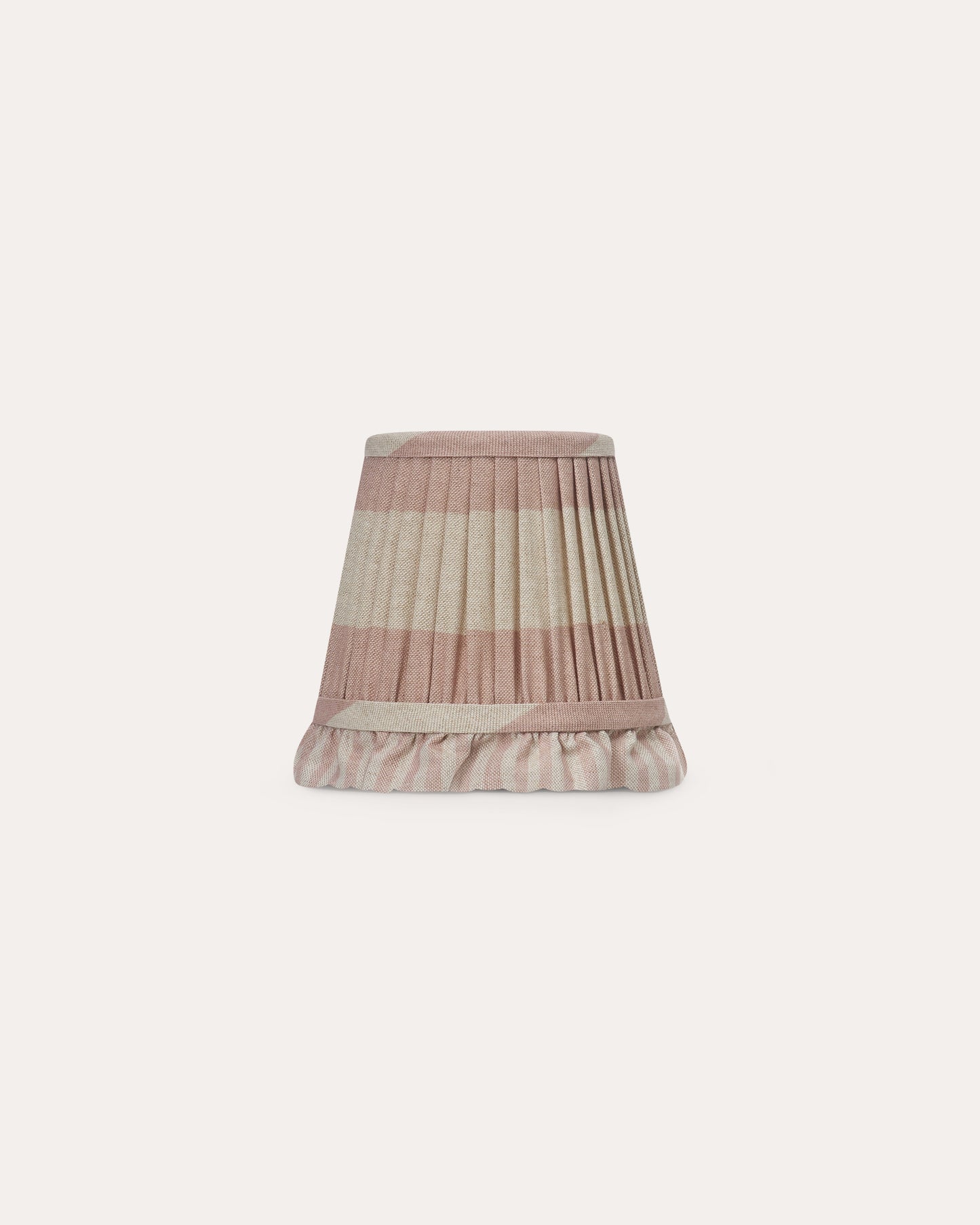 The Broad Stripe in Old Rose Wall Light Lampshade