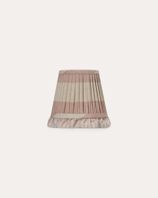 The Broad Stripe in Old Rose Wall Light Lampshade