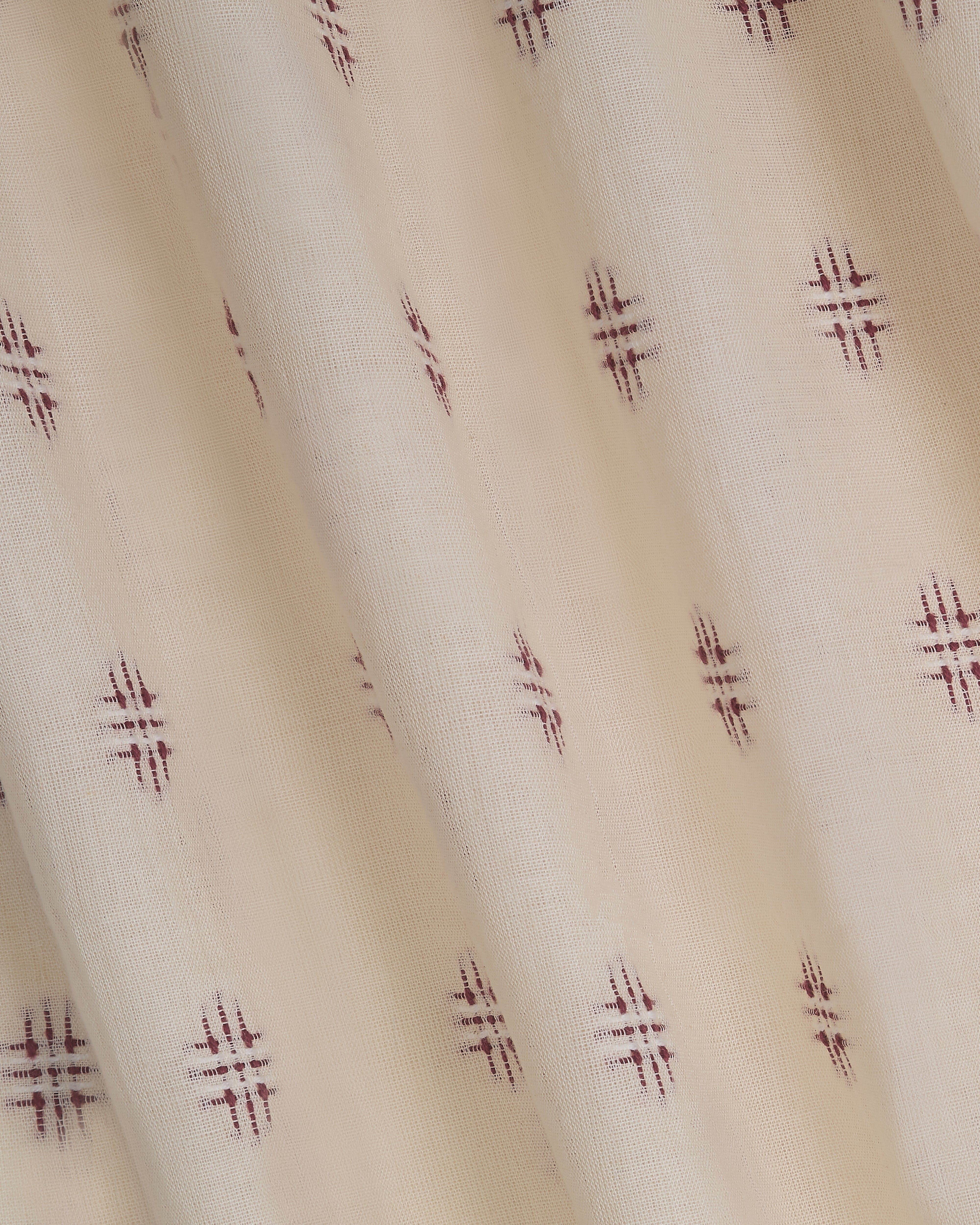 The Embroidered Cotton in Damson – Imogen Pope London