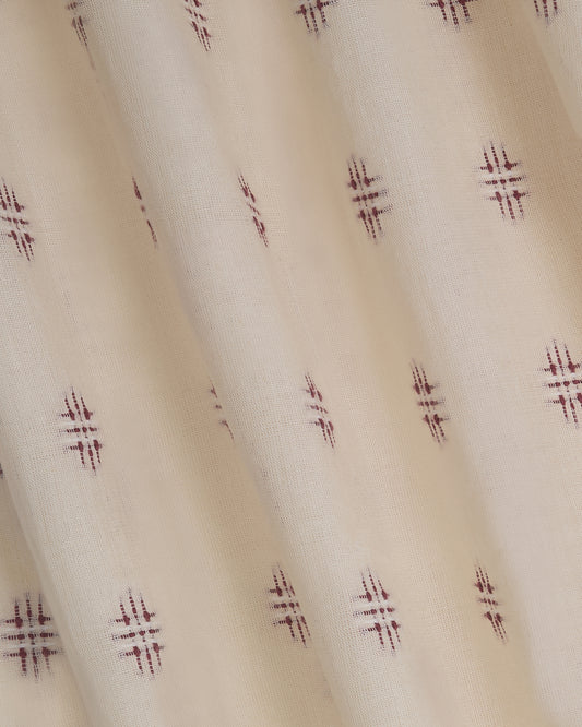 The Embroidered Cotton in Damson