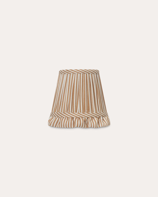 The Fine Stripe in Ochre Wall Light Lampshade