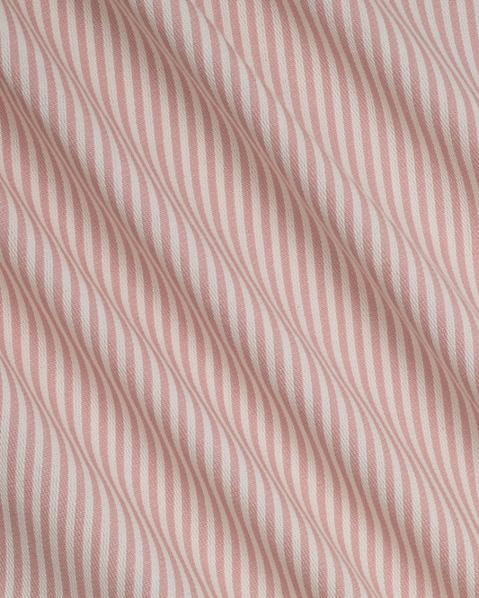 The Fine Stripe in Old Rose