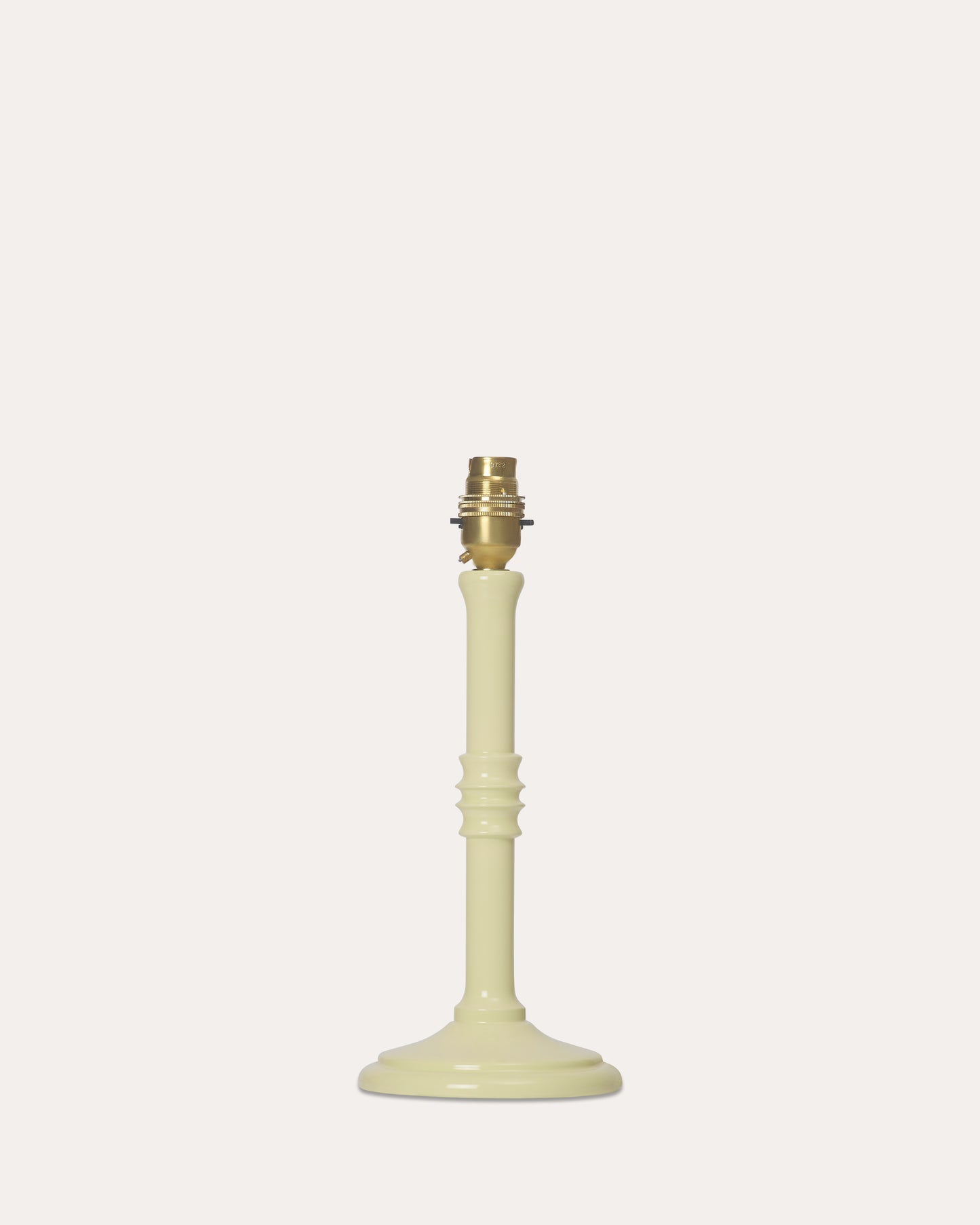 The Small Lacquered Lampstand in Buttercup