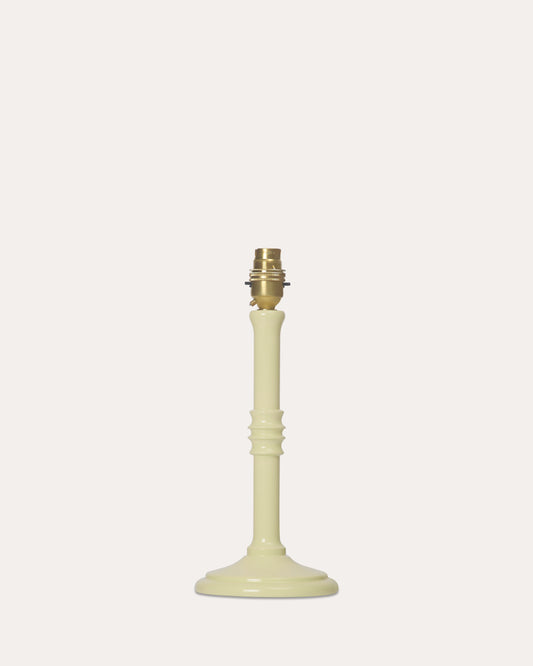 The Small Lacquered Lampstand in Buttercup