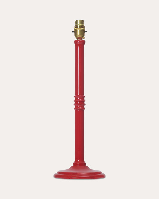 The Lacquered Lampstand in Strawberry