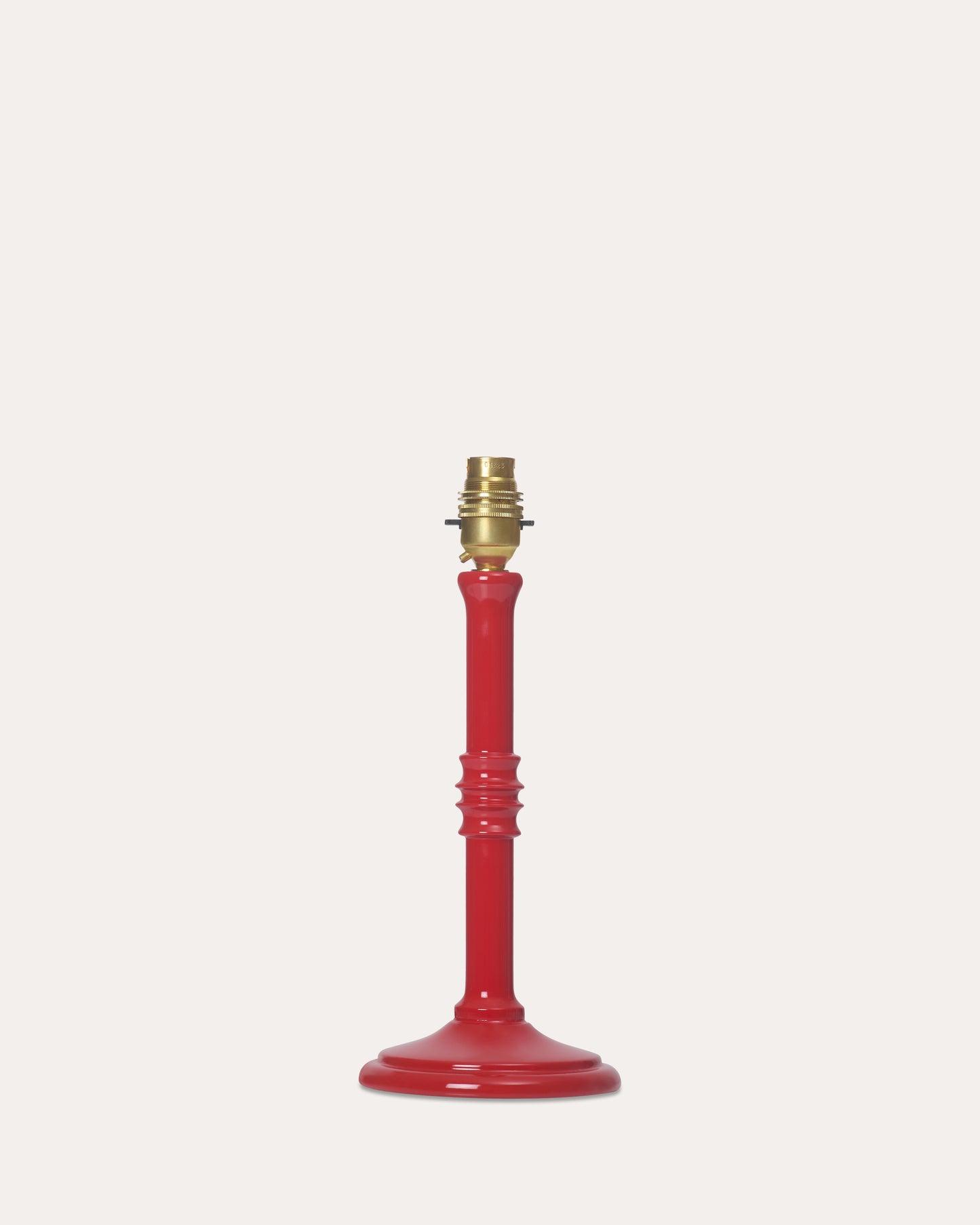The Small Lacquered Lampstand in Strawberry