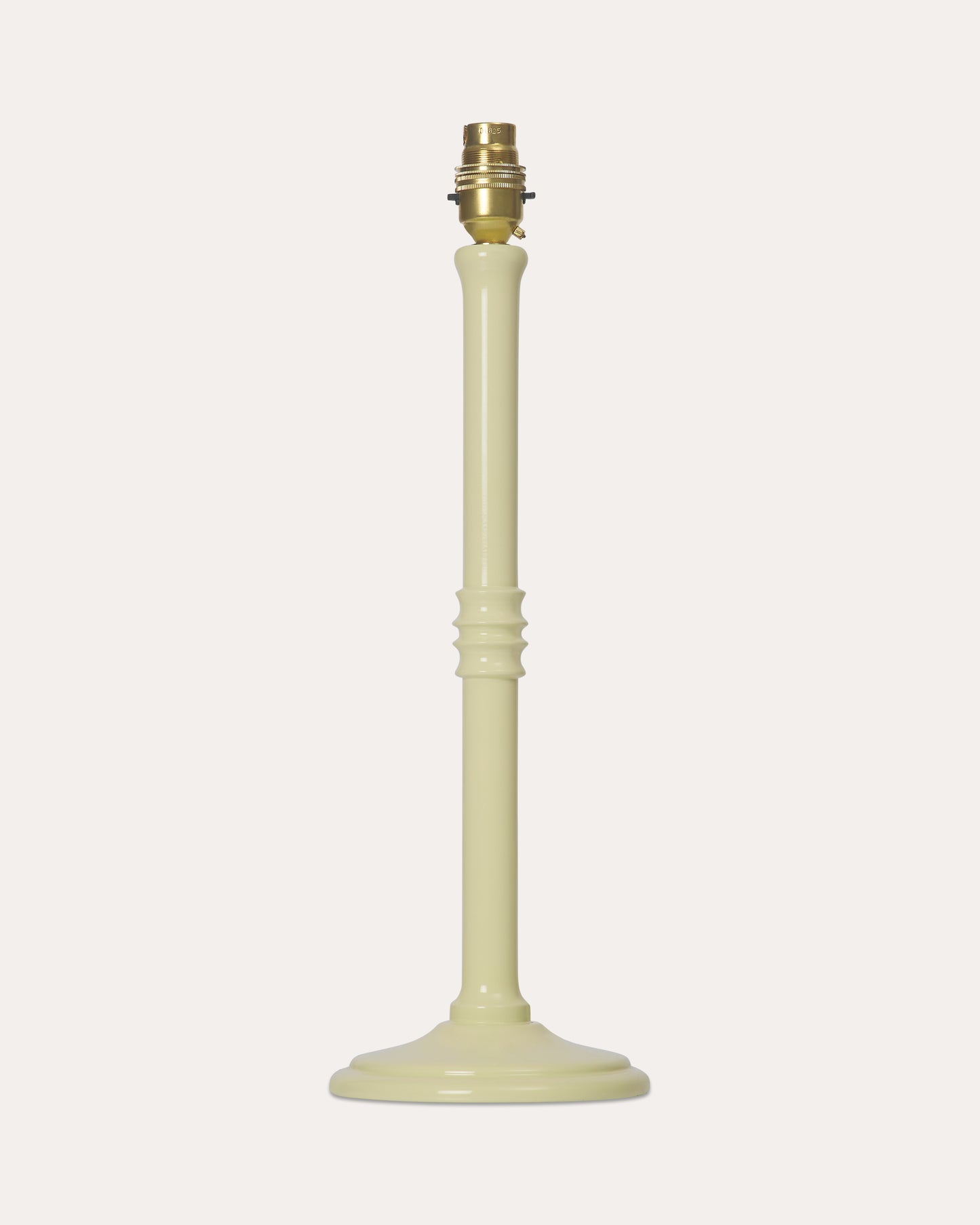 The Lacquered Lampstand in Buttercup