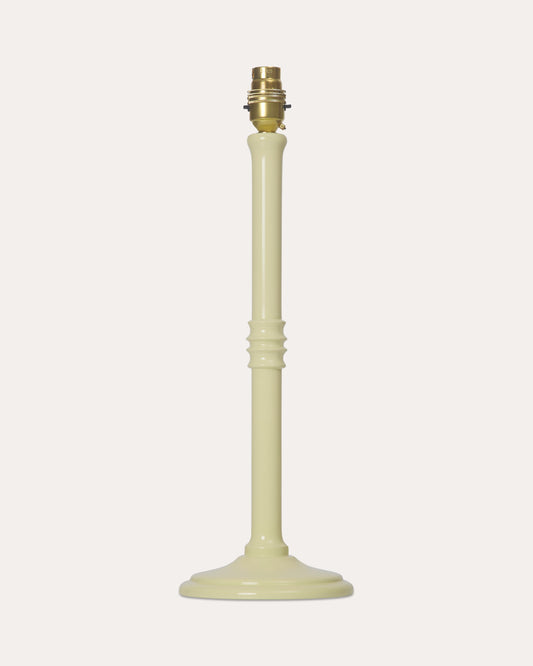 The Lacquered Lampstand in Buttercup