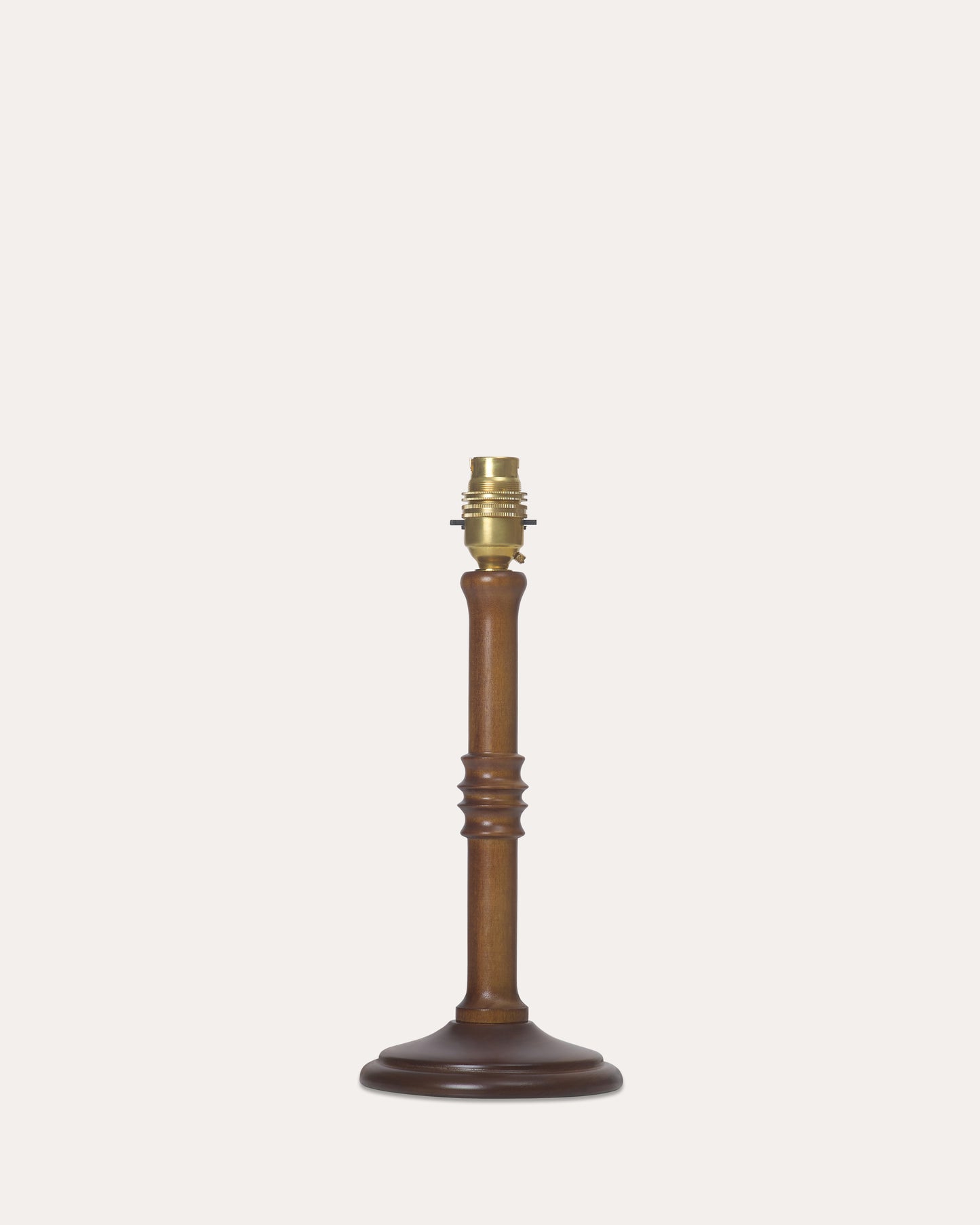 The Small Unlacquered Lampstand in Wood