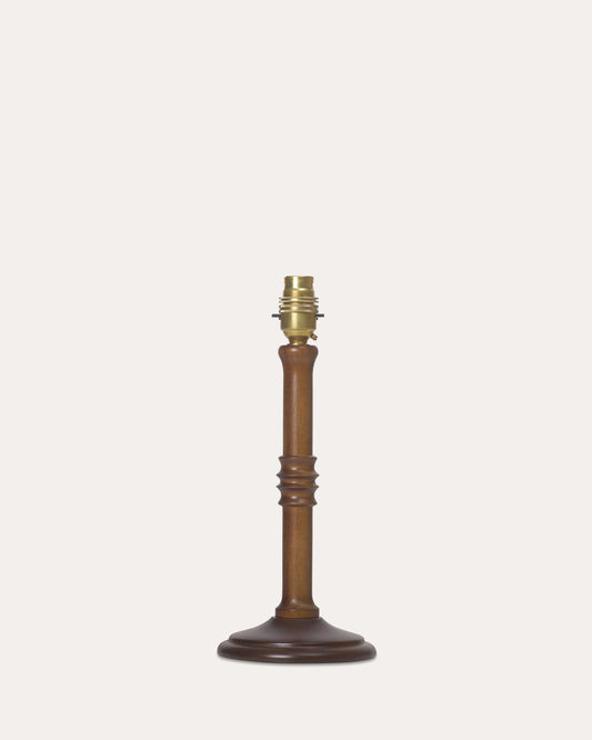 The Small Unlacquered Lampstand in Wood