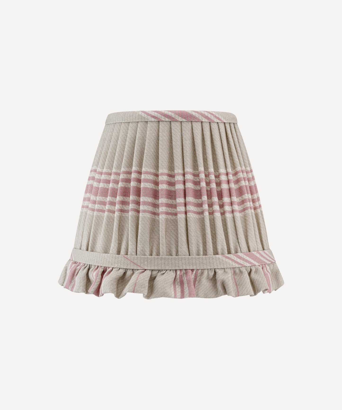 Inchyra X Imogen Pope Vallon Stripe Rose Lampshade