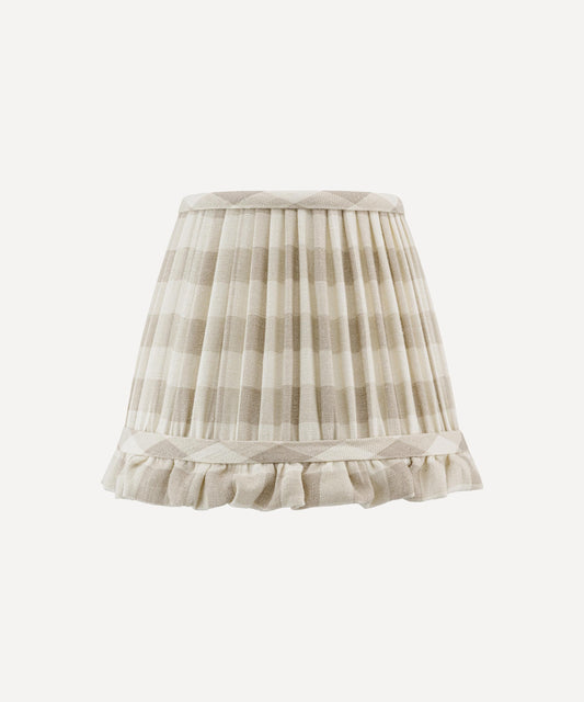 Inchyra X Imogen Pope Vintage Check Natural Lampshade